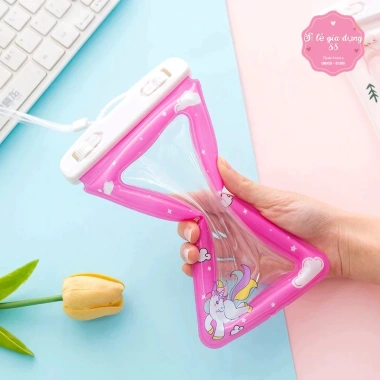 Túi Đựng Điện Thoại Chống Nước Đi Biển Phao Trong Suốt, Hoạ Tiết Hoạt Hình Đáng Yêu, Kèm Dây Đeo Cổ - Giá 16.830 VND