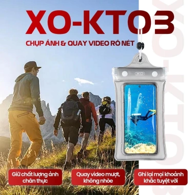 Túi Đựng Điện Thoại Chống Nước KT03 IPX8 - Khóa 4 Lớp Simple Is Beauty, 59.999₫