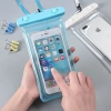 Túi đựng điện thoại chống nước PVC có dây đeo, tiện cho biển, bơi - Giá 12.000đ 6