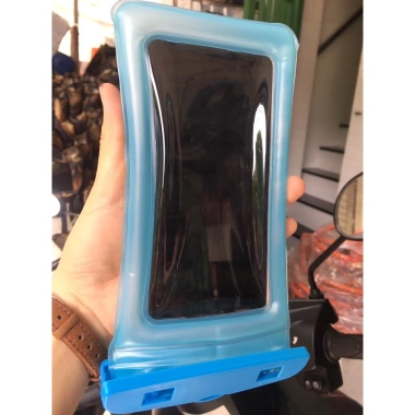 Túi đựng điện thoại chống nước PVC có dây đeo, tiện cho biển, bơi - Giá 12.000đ 8
