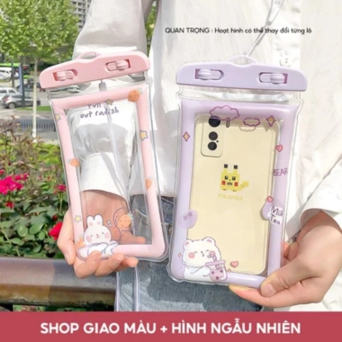 Túi Đựng Điện Thoại Chống Nước PVC Trong Suốt Hoạt Hình Dễ Thương + Dây Đeo – 25k 8 Túi Đựng Điện Thoại Chống Nước PVC Trong Suốt Hoạt Hình Dễ Thương + Dây Đeo – 25k 8