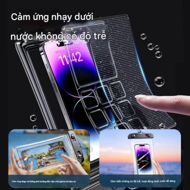 Túi đựng điện thoại chống nước tiện lợi - phù hợp cho nhân viên bơi lội và giao hàng, giảm giá chỉ 86.500