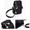 Túi đựng điện thoại da đen zipper chống nước, phù hợp thể thao ngoài trời - 66.941₫ 8