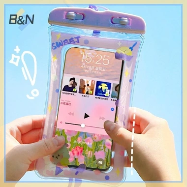 Túi đựng điện thoại hoạt hình chống nước B&N - Khô 100% cho bơi lặn, trượt tuyết, bãi biển, chỉ 44.064₫