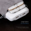 Túi đựng điện thoại, pin, sạc dự phòng USB vải nhung mềm có dây rút HARAS 15.000₫ 3