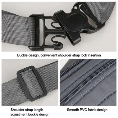 Túi đựng điện thoại thể thao DDIUT - Thắt lưng nam Nylon dung tích lớn, chống trộm, chống thấm nước, ngoài trời 5