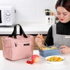 Túi đựng đồ ăn trưa cách nhiệt dày, di động, gói bên hông - Giá chỉ 182.875₫ 3