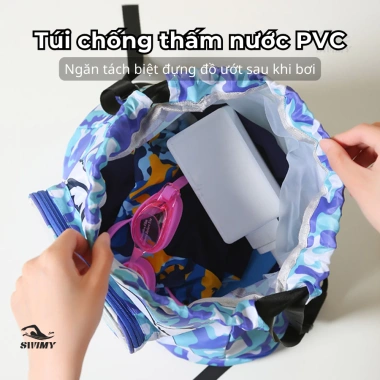 Túi đựng đồ bơi & balo thể thao đa năng cho bé - tiện dụng, rút dây, màu sắc đa dạng, giá chỉ 119k 4