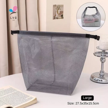 Túi đựng đồ chống nước di động cầm tay, tiện lợi cho trang điểm và mua sắm