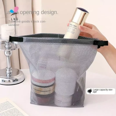 Túi đựng đồ chống nước di động cầm tay, tiện lợi cho trang điểm và mua sắm
