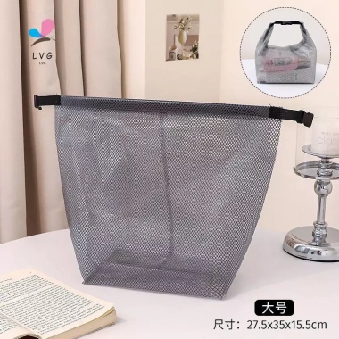 Túi đựng đồ chống nước di động cầm tay, tiện lợi cho trang điểm và mua sắm