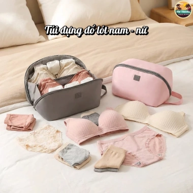 Túi đựng đồ lót đa năng 3 trong 1, dung lượng lớn - Lưu trữ công tác du lịch, giảm còn 59.000₫