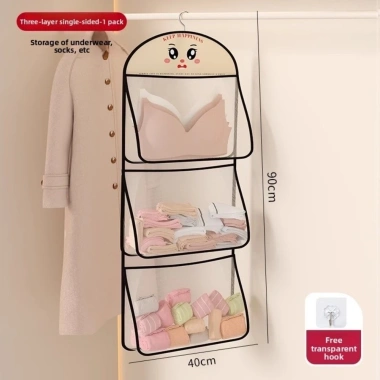 Túi đựng đồ lót RYOUNG 1-3 lớp, móc treo tất, dung tích lớn, giá chỉ 59.940₫ 7