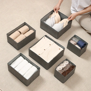 Túi Đựng Đồ Lót và Tất Vớ Gấp Gọn Vải Lưới Không Dệt Đa Size Giá 25.000₫ 4