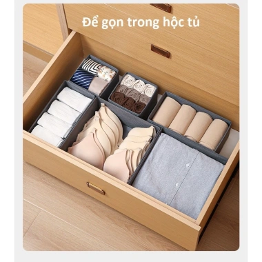 Túi Đựng Đồ Lót và Tất Vớ Gấp Gọn Vải Lưới Không Dệt Đa Size Giá 25.000₫ 7