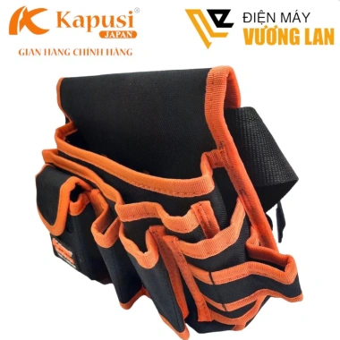 Túi đựng đồ nghề đeo hông Kapusi Japan cỡ lớn, nhiều ngăn & khe, vải chống thấm - Giá chỉ 140.000 VND