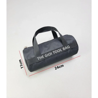 Túi Đựng Đồ nghề mini cầm tay phi tròn - Khóa kéo 10 li, vải dày chịu tải, 45k 3 Túi Đựng Đồ nghề mini cầm tay phi tròn - Khóa kéo 10 li, vải dày chịu tải, 45k 3