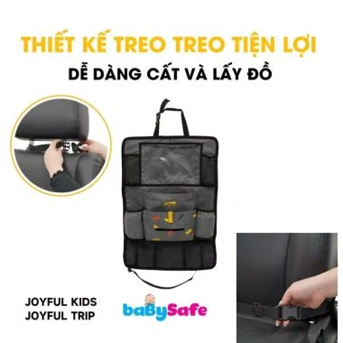 Túi Đựng Đồ Ô Tô Jovikids Oxford 300D - Ngăn iPad Cảm Ứng - 450k 3