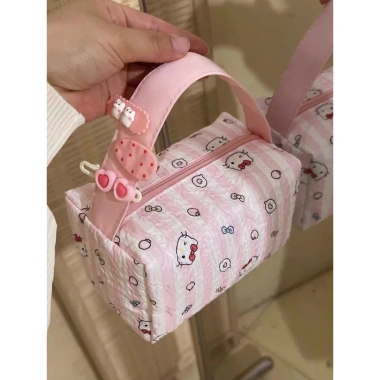 Túi Đựng Đồ Trang Điểm Makeup Kumi Túi Vải Du Lịch Có Quai Cầm Giá chỉ 35.900₫ 8