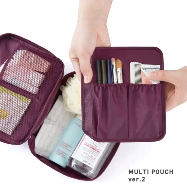 Túi đựng dụng cụ trang điểm, đồ vệ sinh cá nhân cầm tay tiện lợi COVERGIRL - 19.000đ 4
