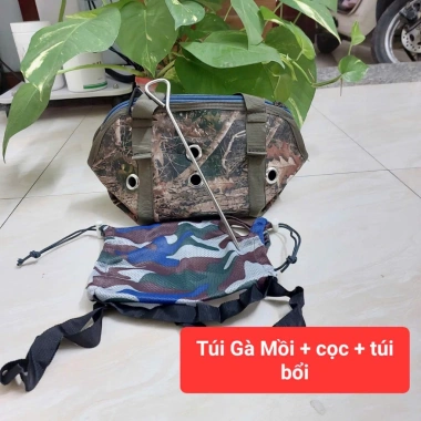 Túi đựng gà rừng lá cây khô, cành khô kèm cọc và túi bổi, giá chỉ 145.000 Túi đựng gà rừng lá cây khô, cành khô kèm cọc và túi bổi, giá chỉ 145.000
