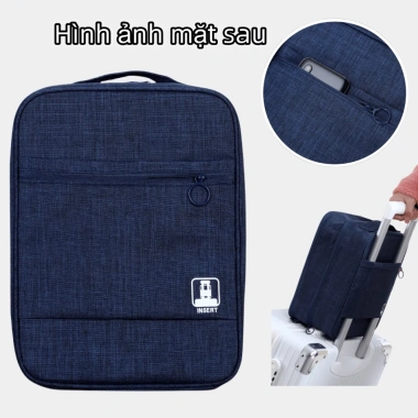 Túi Đựng Giày Dép Du Lịch 3 Ngăn Chống Nước, Thể Thao & Mỹ Phẩm, Gài Cố Định, Tay Kéo, Rộng Rãi, Tiện Dụng - 130k