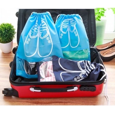 Túi Đựng Giày Dép Du Lịch Đá Banh Dây Rút Hoạ Tiết Chống Bụi Bẩn 5.000 VND 3
