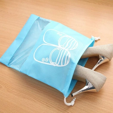 Túi đựng giày dép TG18 dây rút, chống bụi bẩn, tiện lợi du lịch giá 17.000₫