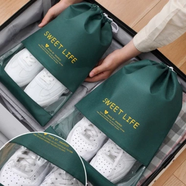Túi Đựng Giày Du Lịch Chống Thấm Dây Rút Tiện Ích - Dust Bags Giá Rẻ 8.162₫