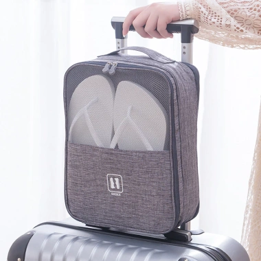 Túi đựng giày du lịch thể thao 3 ngăn chống nước, gắn vali, không gian rộng rãi 87.000đ 7