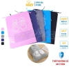 Túi đựng giày du lịch thể thao HAKY035 - Dây rút chống bụi, không ẩm, 2 size, nhiều màu, 10.000
