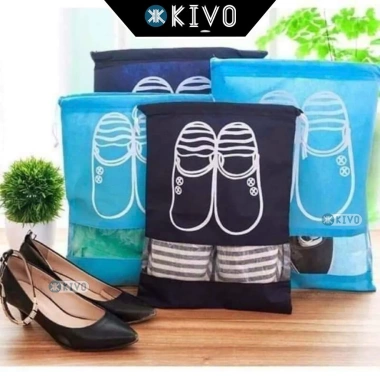 Túi Đựng Giày Thể Thao Dây Rút Đa Năng KIVO - Bảo Vệ Giày Đá Banh, Dép, Du Lịch, 35.900 VND
