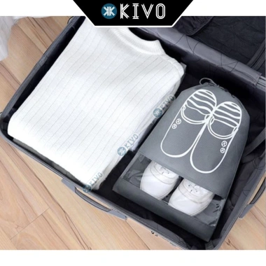 Túi Đựng Giày Thể Thao Dây Rút Đa Năng KIVO - Bảo Vệ Giày Đá Banh, Dép, Du Lịch, 35.900 VND