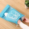 Túi đựng giày vải không dệt chống bụi, chống nước, dây rút du lịch thể thao size to 7