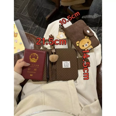 Túi đựng hộ chiếu Rilakkuma thêu Ví tiền xu dung tích lớn, giá ưu đãi 140.616₫ 8 Túi đựng hộ chiếu Rilakkuma thêu Ví tiền xu dung tích lớn, giá ưu đãi 140.616₫ 8