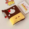 Túi đựng hộ chiếu & thẻ Cherry Pudding lông mềm, dễ thương, mini, tiện mang - giá 82.000