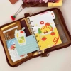 Túi đựng hộ chiếu & thẻ Cherry Pudding lông mềm, dễ thương, mini, tiện mang - giá 82.000 5