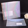 Túi đựng hồ sơ lá rời NLINNI, kết dính dung lượng cao, 11 lỗ nút, sinh viên, kinh doanh - 108k 5