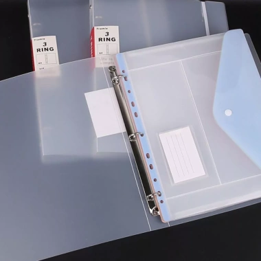 Túi đựng hồ sơ lá rời NLINNI, kết dính dung lượng cao, 11 lỗ nút, sinh viên, kinh doanh - 108k 7