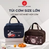 Túi đựng hộp cơm size lớn SUZUKO HOUSE giữ nhiệt lót bạc chống thấm nước TXCT01