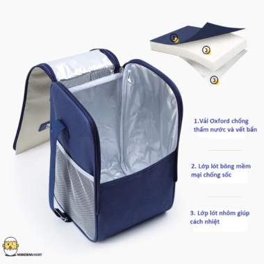 Túi đựng hộp cơm văn phòng 4 tầng cách nhiệt, chống thấm, hình trụ vuông 71.999đ 4 Túi đựng hộp cơm văn phòng 4 tầng cách nhiệt, chống thấm, hình trụ vuông 71.999đ 4