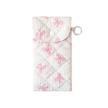 Túi đựng kính in vải SEIZ6O họa tiết hoa, móc khóa Nơ thời trang, du lịch 71.280₫ 10