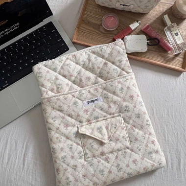 Túi Đựng Laptop Chần Bông Chống Sốc - Nhiều Màu, Hoạ Tiết Xinh, Phù hợp Macbook & iPad - Pepper Clothing 2