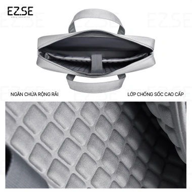 Túi đựng laptop EAZY TL07 15.6 inch chống sốc, chống nước cặp công sở nam nữ