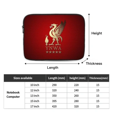 Túi đựng Laptop Liverpool 10-17 inch - Vỏ bảo vệ chống sốc, giảm giá 192k 4 Túi đựng Laptop Liverpool 10-17 inch - Vỏ bảo vệ chống sốc, giảm giá 192k 4