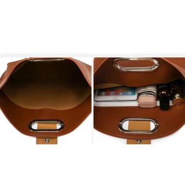 Túi đựng Laptop PU thanh lịch, Tote tài liệu dung tích lớn màu trơn giảm 20% 2