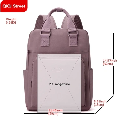 Túi đựng laptop vải Oxford chống thấm, dung lượng lớn - Túi du lịch cổ điển