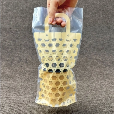 Túi Đựng Ly Trà Sữa 1kg Hình Giỏ Tre - Thiết Kế Bền, Giá Ưu Đãi 53.000đ