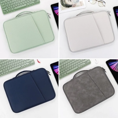 Túi đựng MacBook 13 inch chống sốc, chống nước, 2 ngăn và qoái xách