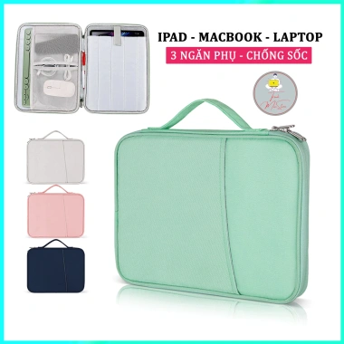 Túi đựng MacBook 13 inch chống sốc, chống nước, 2 ngăn và qoái xách 8 Túi đựng MacBook 13 inch chống sốc, chống nước, 2 ngăn và qoái xách 8